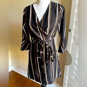 Lulu’s striped wrap dress